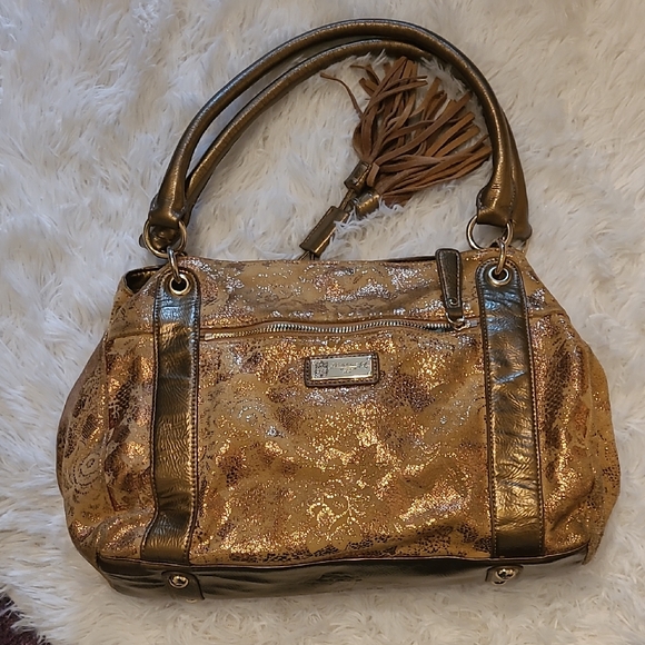 Gold Designer Women's Handbag